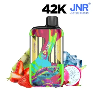 Puff Double goût JNR ZPluse 42K – Strawberry Kiwi + Black Dragon ice